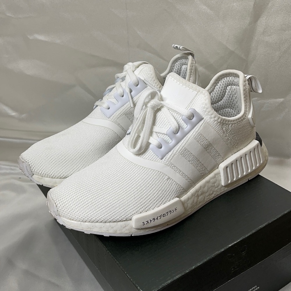 White and black NMD_R1 J
